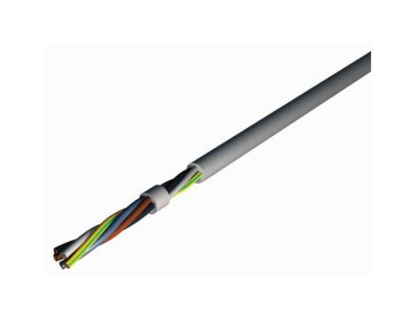 Elastyczny kabel 2 Core PVC Sheath Szary, 300/500 V