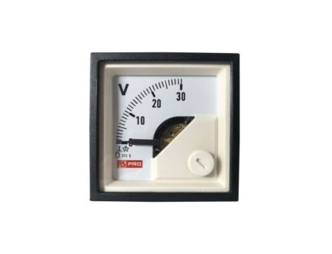 Amperomierz analogowy panelowy DC -10C do +65C RS PRO