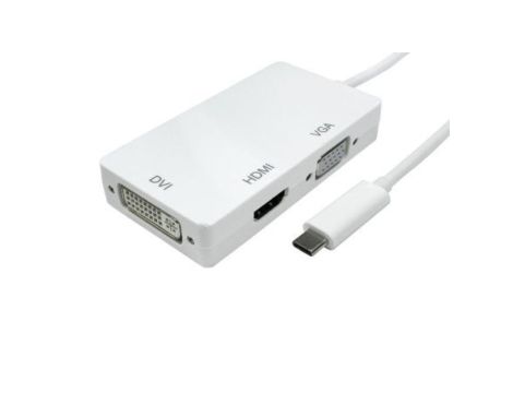 Adapter, do wyświetlaczy: 1, USB C, USB 3.1, DVI, HDMI, VGA