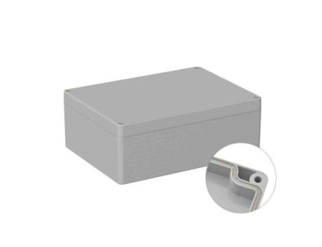 Obudowa ogólnego użytku ekranowana Szary IP66 Silikon, 150 x 200 x75mm, RS PRO 5U3