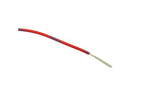 Przewód jednożyłowy linkowy, 0,5 mm, 16/0,2 mm, 20 AWG, PVC, 1 kV AC, Niebieski/Czerwony, dł. 100m, RS PRO