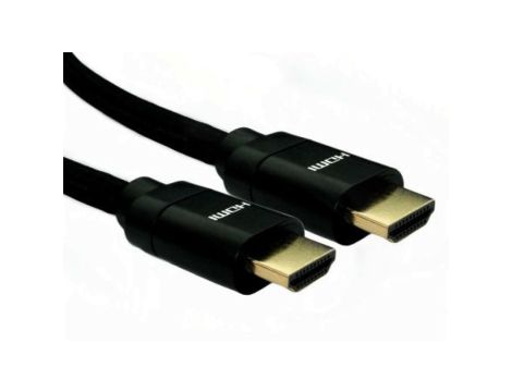 5m 8K HDMI M-M 26awg Black Aluminium Hoo