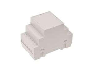 Obudowa DIN, 52.5 x 90.0 x 65.0mm, materiał: ABS, kolor: Jasnoszary, RS PRO