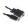 Kabel DisplayPort 2m Męskie DisplayPort to Męski adapter VGA Czarny