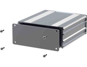 Obudowa urządzeń elektronicznych, aluminiowa, Srebrny, 160 x 108.5 x 45mm, RS PRO