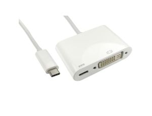 Kabel adaptera, 1080p, do wyświetlaczy: 1, USB C, DVI-D