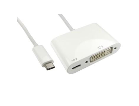 Kabel adaptera, 1080p, do wyświetlaczy: 1, USB C, DVI-D