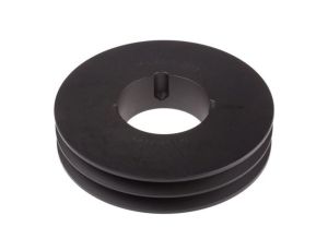 Krążek, śr. całkowita: 165.5mm, śr. otworu: 50mm, l. rowków: 2, Żeliwo, stal