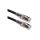 Kabel kategorii 6, Czarny, Wtyk RJ45/męski RJ45dł.: 5m, mat. koszulki: PVC