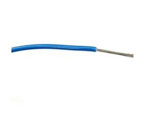 Przewód jednożyłowy linkowy, 1 mm, 32/0,2 mm, 24 AWG, PVC, 1,5 kV AC, Niebieski, dł. 500m, RS PRO
