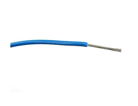 Przewód jednożyłowy linkowy, 1 mm, 32/0,2 mm, 24 AWG, PVC, 1,5 kV AC, Niebieski, dł. 500m, RS PRO
