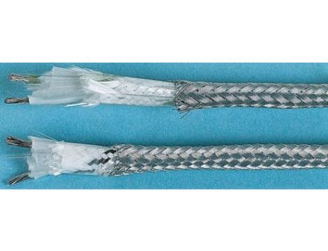 Przewód termoparowy S Nieekranowany, Maksymalnie +250C, dł. 25m, izolacja: Guma silikonowa, 14-żyłowy, RS PRO