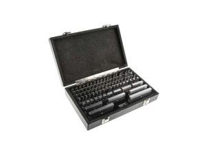 Zestaw płytek wzorcowych, Jednostki metryczne, elementy: 87, Stal