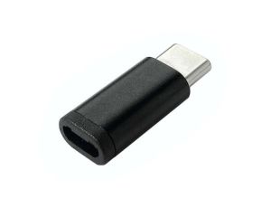 USB Type C M - USB 2.0 Micro B F Black A