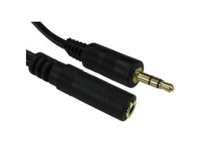 Kabel Jack audio, złącze A: Męskie, złącze B: Żeńskie, 15m