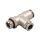Adapter gwintowany teowy typu gwint – rura, 20bar