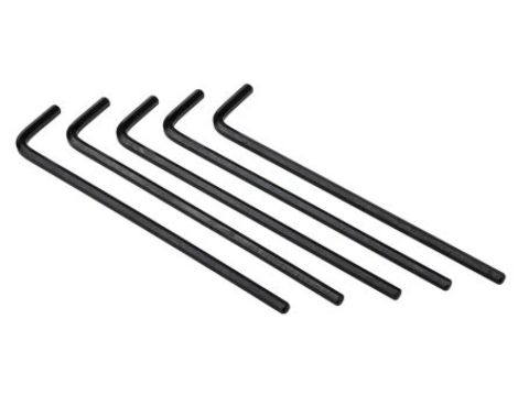 Klucz imbusowy Jednostki metryczne 5mm Sześciokątne, typu L, materiał: Stal chromowo-wanadowa, RS PRO