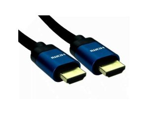 3m 8K HDMI M-M 28awg Blue Aluminium Hood