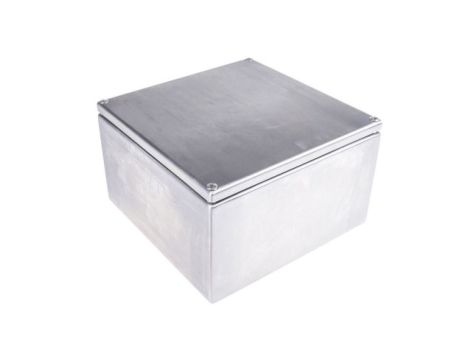 Puszka elektroinstalacyjna, 200 x 120 x 200mm, IP66, kolor Niemalowany, materiał Stal nierdzewna, RS PRO