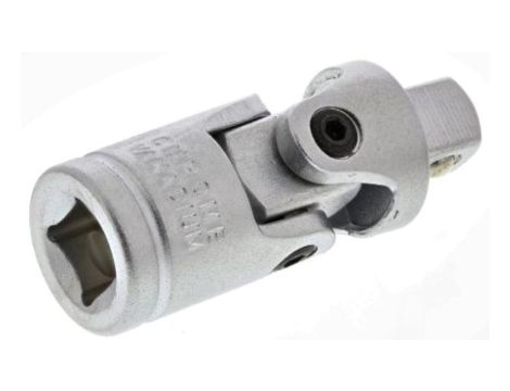 Nasadka, Chromowane, Stal chromowo-wanadowa, rozm: 1/4 cala, typ: Kwadratowy, Złącze uniwersalne, dł: 40 mm