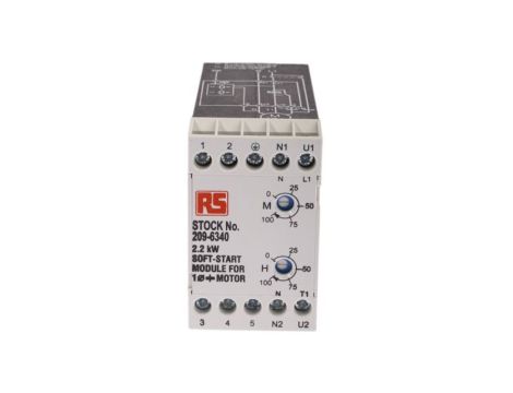 Układ łagodnego rozruchu 1-fazowy 2,2 kW 12 A 230 V AC