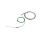 Termopara typ K do +1100C 2m kabel 1m, Stal nierdzewna IEC