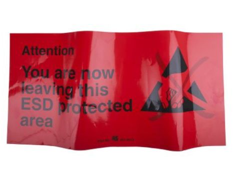 Plakat dot. bezpieczeństwa, Winyl, Angielski RS PRO