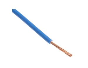 Przewód jednożyłowy linkowy, 2491X, 1,5 mm, 30/0,25 mm, 15 AWG, PVC, 750 V, Niebieski, dł. 100m, RS PRO