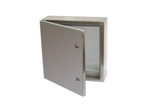 Szafka ścienna rozdzielcza, materiał: Stal nierdzewna typu 304, IP66, 400 x 400 x 150mm, RS PRO