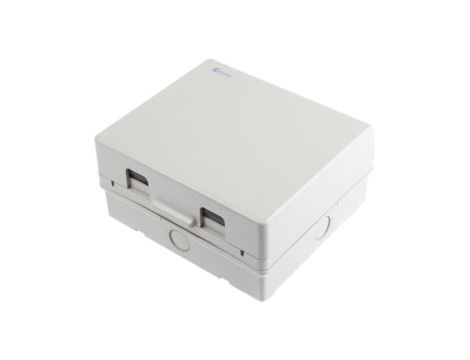 Obudowy z izolowanymi gniazdami, 2 gniazda, IP65, Montaż powierzchniowy