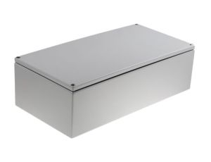 Puszka elektroinstalacyjna, 400 x 120 x 200mm, IP66, kolor Szary, materiał Stal miękka, RS PRO
