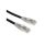 Kabel kategorii 6, Czarny, Wtyk RJ45/męski RJ45dł.: 1m, mat. koszulki: LSZH