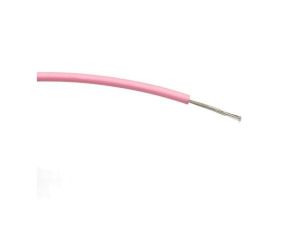 Przewód jednożyłowy linkowy, 0,5 mm, 16/0,2 mm, 20 AWG, PVC, 1 kV AC, Różowy, dł. 100m, RS PRO