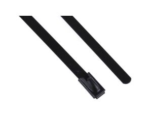 Opaska kablowa 200mm 4,6 mm Stal nierdzewna z powłoką poliestrową 100 sztuk RS PRO