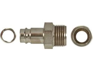 Szybkozłączka pneumatyczna, materiał Mosiądz, złącze G 3/8 męskie, RS PRO CEJN 410, Rectus 27, TST 410