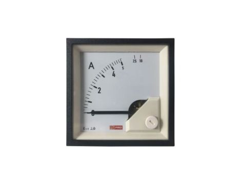 Amperomierz analogowy panelowy 10 (Input)A AC -10C do +65C RS PRO