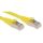 Kabel kategorii 6, Żółty, Wtyk RJ45/męski RJ45dł.: 3m, mat. koszulki: LSZH