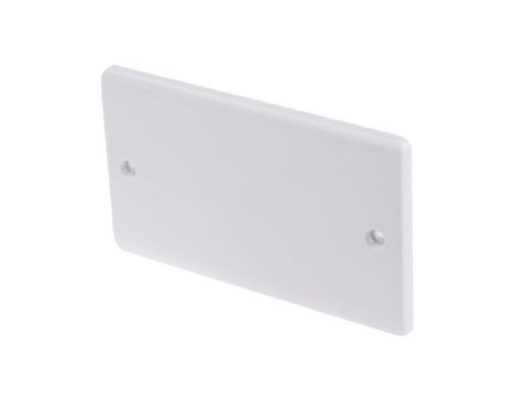 Mocowanie elektroinstalacyjne, kolor biały, 2-krotna, materiał UF, RS PRO