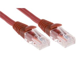 Kabel kat. 5e U/UTP Czerwony 10m