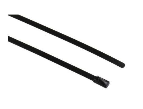 Opaska kablowa 360mm 4.6 mm Stal nierdzewna z powłoką poliestrową 100 sztuk RS PRO