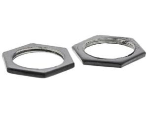 Nakrętka do dławnic kablowych, M25, kolor: Czarny, materiał: Stal, RS PRO