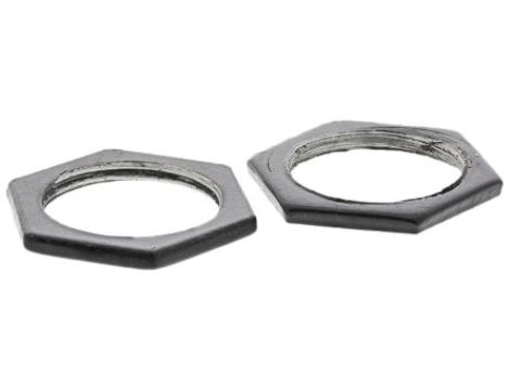 Nakrętka do dławnic kablowych, M25, kolor: Czarny, materiał: Stal, RS PRO