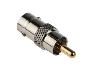 Adapter RF, 75, Męski RCA - żeński BNC, 250MHz