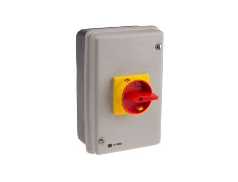 Przełącznik izolacyjny bez bezpiecznika 4-biegunowy 80 A 37 kW 3-fazowy IP54