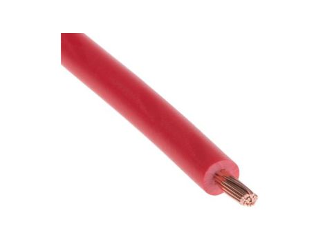 Jednożyłowy kabel sterowniczy CSA 1 mm, Maks. +70C 1000 V Czerwony, RS PRO