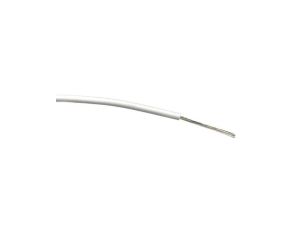 Przewód jednożyłowy linkowy, 0,5 mm, 16/0,2 mm, 20 AWG, PVC, 1 kV AC, Biały, dł. 100m, RS PRO