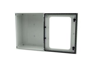 Szafka ścienna rozdzielcza Jasnoszary, materiał: Plastik wzmacniany włóknem szklanym, IP66, RS PRO RAL 7035