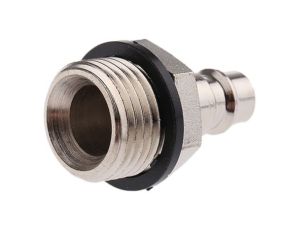 Szybkozłączka pneumatyczna, materiał Mosiądz, stal, złącze G 1/2 męskie, RS PRO CEJN 320, JWL 520, JWL 530, Parker PEF,