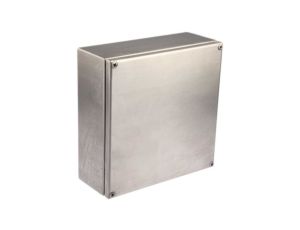 Puszka elektroinstalacyjna, 200 x 80 x 200mm, IP66, kolor Niemalowany, materiał Stal nierdzewna, RS PRO