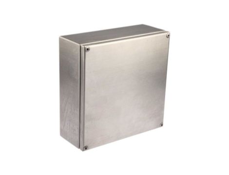Puszka elektroinstalacyjna, 200 x 80 x 200mm, IP66, kolor Niemalowany, materiał Stal nierdzewna, RS PRO
